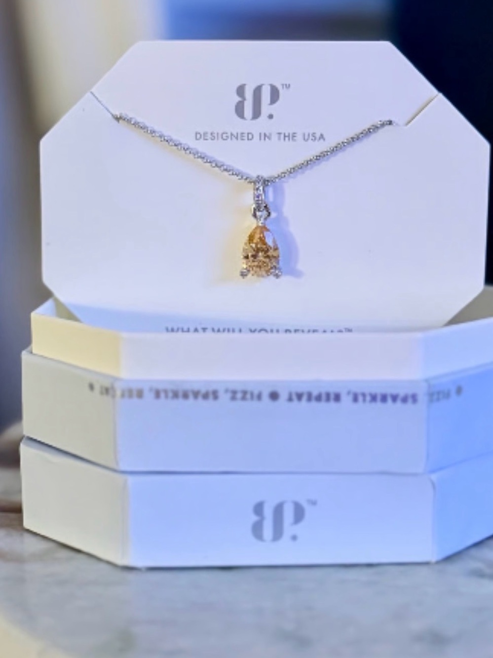 Bomb Party A Toast to Us Necklace